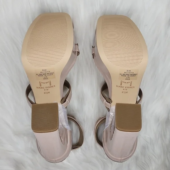 Marc Fisher LTD Frita High Heels Light Natural Nude - Picture 16 of 16